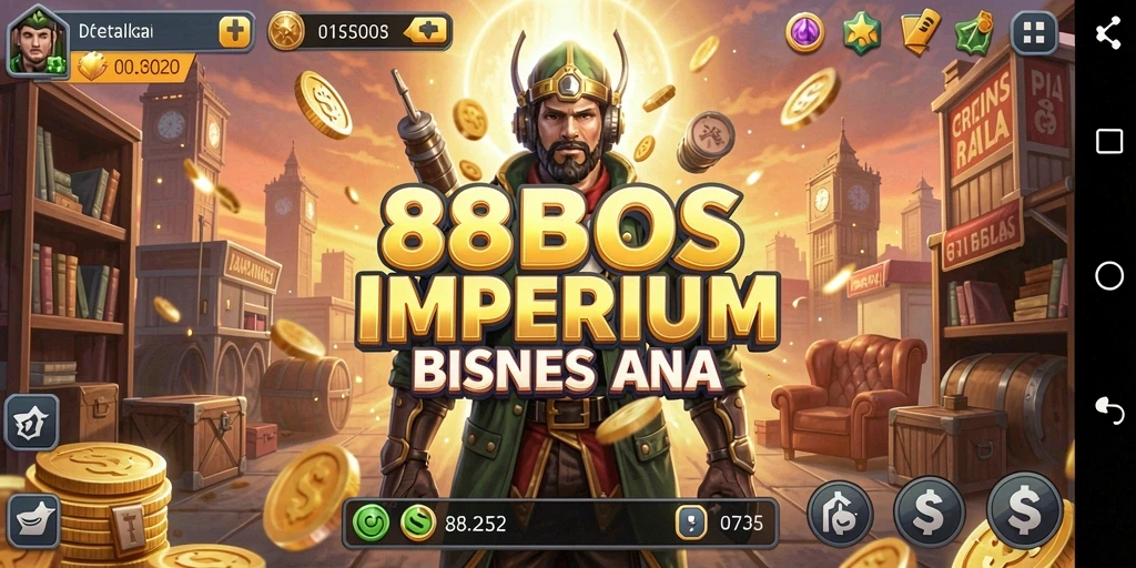 Tampilan dinamis gameplay 88BOS dengan elemen Tycoon yang menarik.