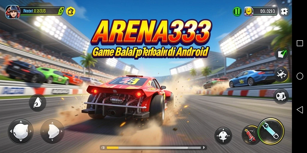 Gameplay seru dalam balapan kendaraan di ARENA333.