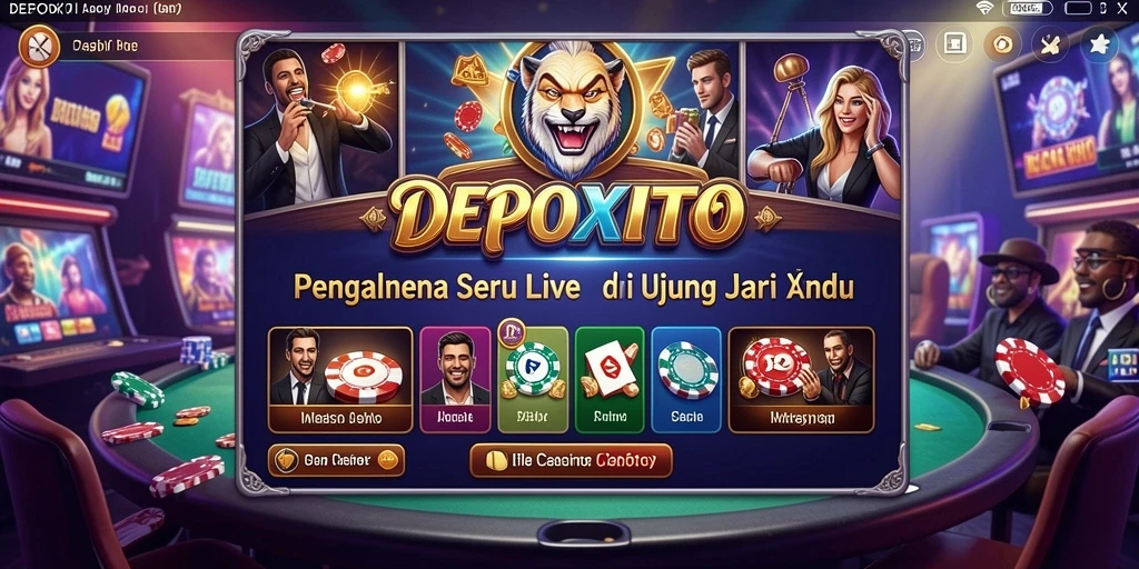 Tampilan gameplay DEPOXITO yang mendebarkan dan interaktif.