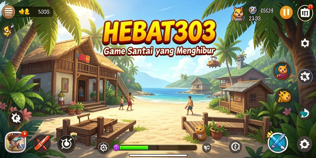 Screenshot HEBAT303 menampilkan gameplay yang menghibur dan penuh warna.