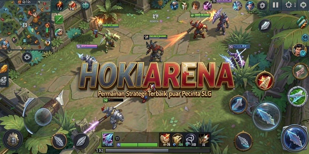 Tampilan gameplay HOKIARENA yang seru dan strategis.