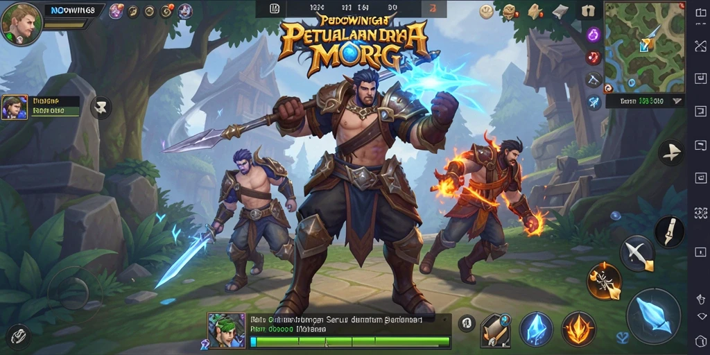 Tampilan gameplay INDOWIN168 yang menakjubkan dan interaktif.