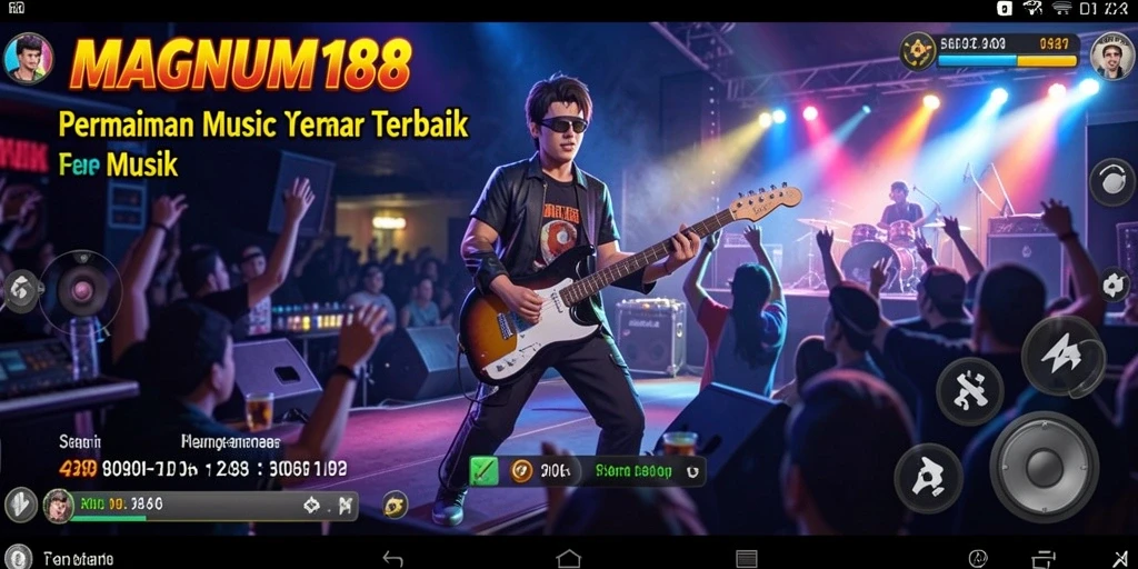 Tampilan gameplay MAGNUM188 yang menarik dan interaktif dalam bermain musik.