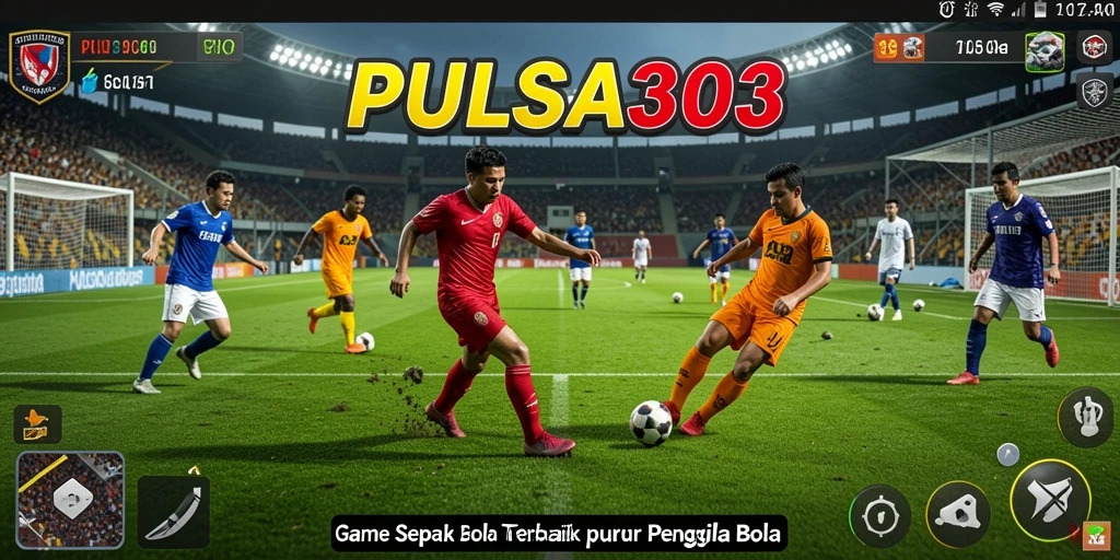 Tangkapan layar PULSA303 menampilkan aksi permainan sepak bola yang mendebarkan.