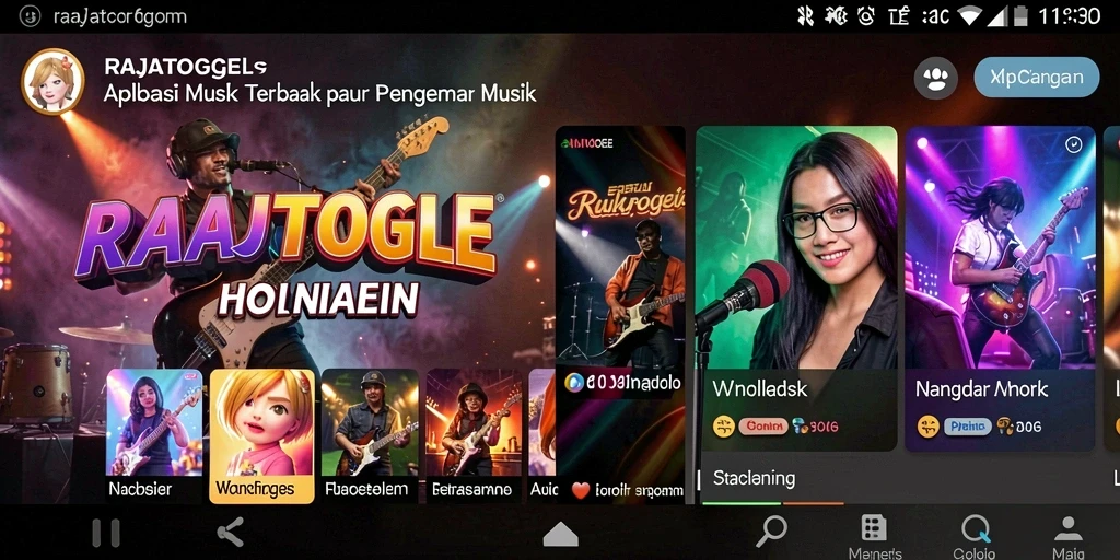 Screenshot gameplay RAJATOGEL yang seru dengan musik interaktif.
