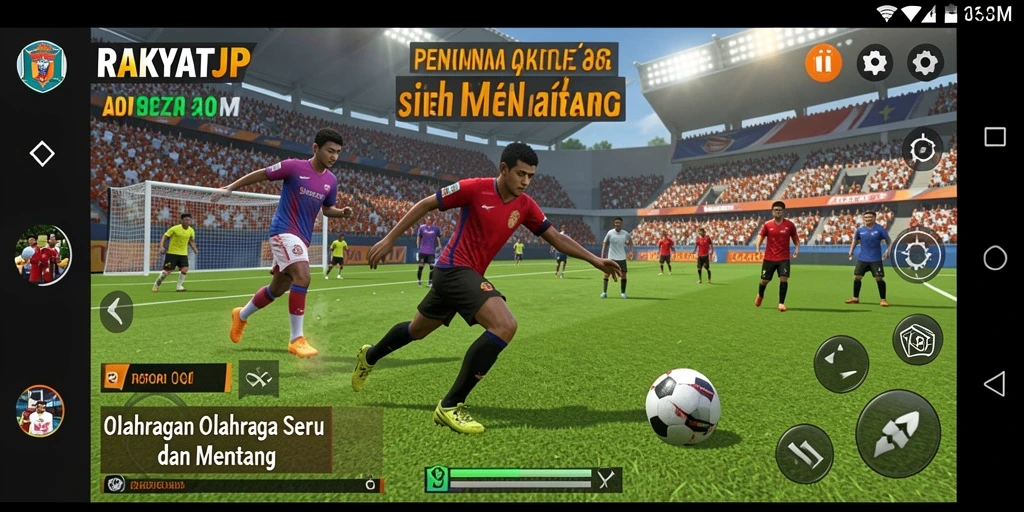 Tampilan gameplay RAKYATJP yang mengesankan dan dinamis.