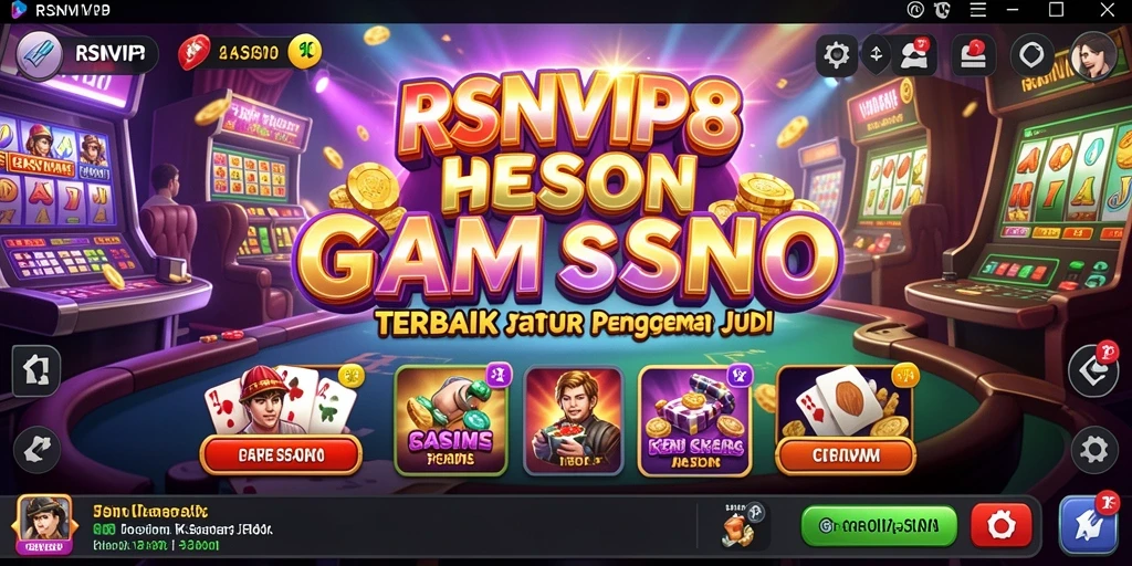 Screenshot gameplay RSNVIP8 menampilkan antarmuka kasino yang menarik.