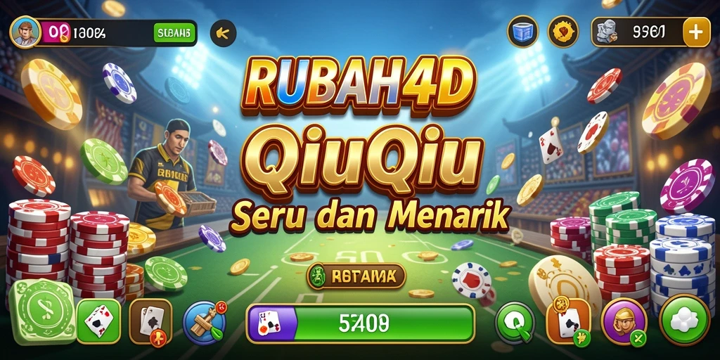 Tampilan gameplay QiuQiu yang menarik dan interaktif.