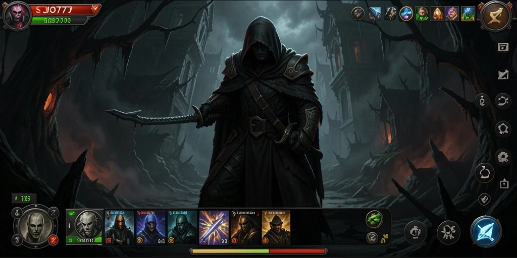 Screenshot SJO777 menampilkan suasana gelap dan mencekam dalam gameplay.
