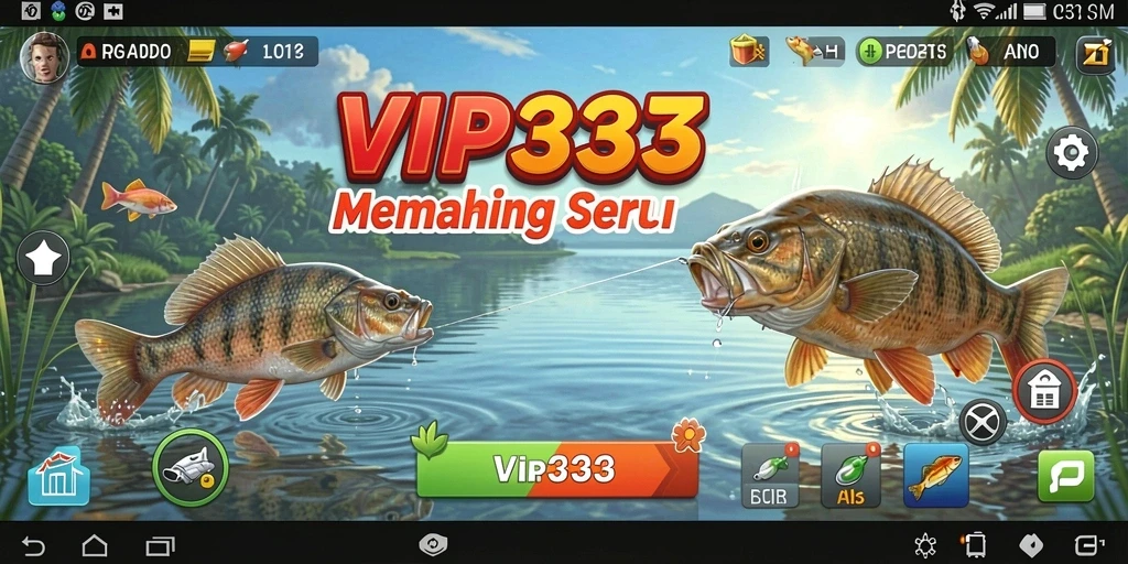 Tangkapan ikan menakjubkan dalam gameplay VIP333 yang seru.